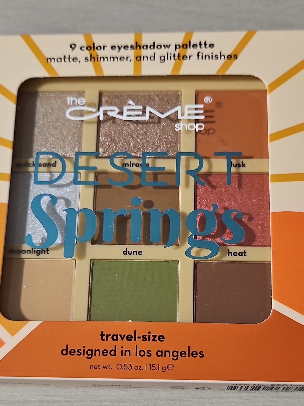 The Crème Shop Desert Springs 9-Color Eyeshadow Palette - Multi